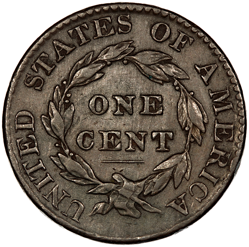 USA - Coronet Cent 1824, - Bild 2 aus 2