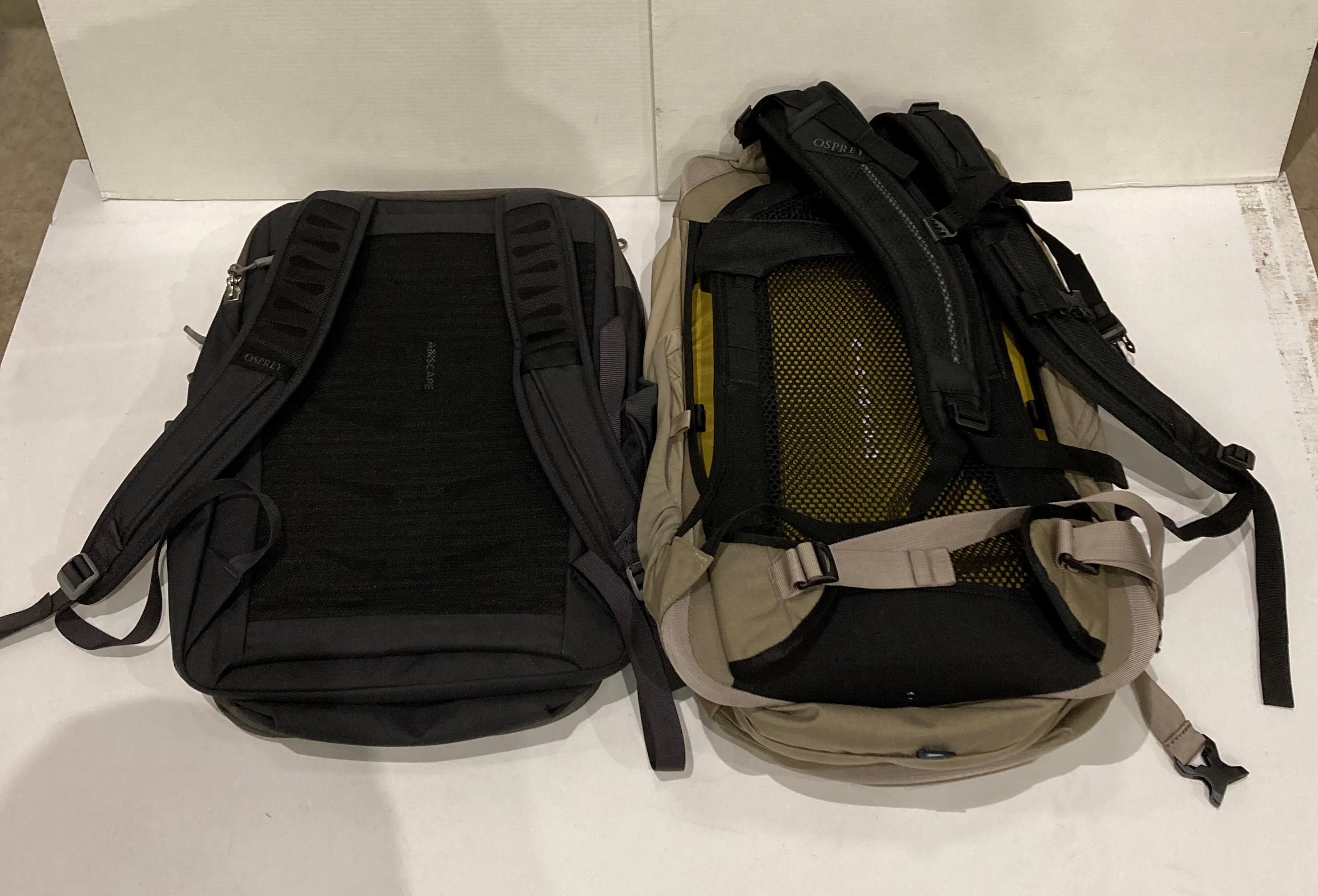 Osprey Radial Tan Concrete O/S 34L backpack bag (RRP £180 with original tags) and Osprey Daylite - Image 2 of 2