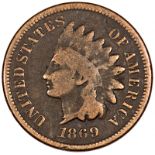 USA - Indian Head Cent, 1869,