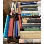 Contents to box - 30 assorted books - mainly maritime and naval - including C EW Bean 'Flagship