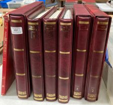 Six Stanley Gibbons and one other album containing stamps of New Zealand (saleroom location: S2