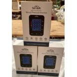 Two boxed Simbr upper arm electronic blood pressure monitors (saleroom location: S2 tables QB13)