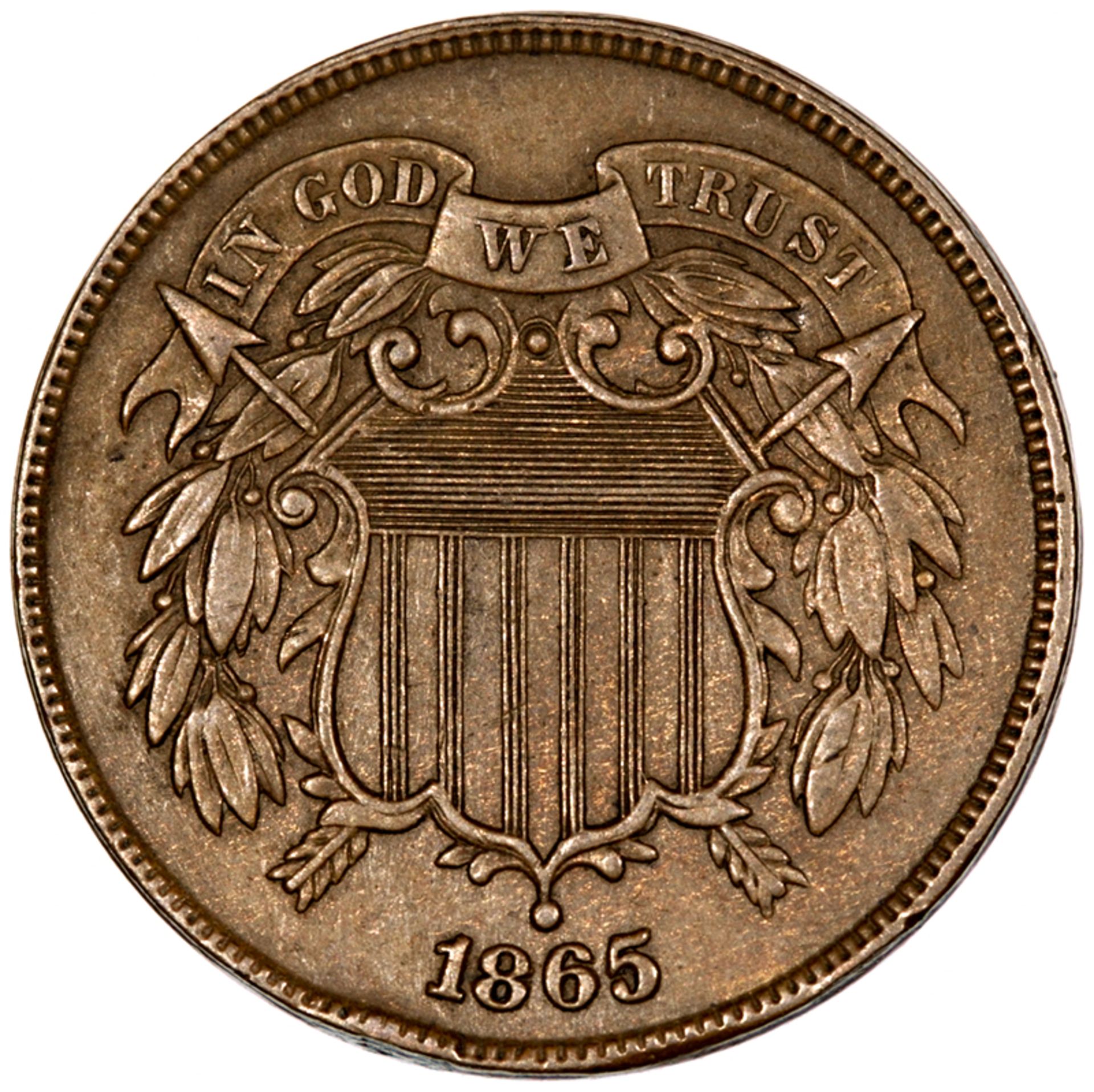 USA - 2 Cents, 1865,