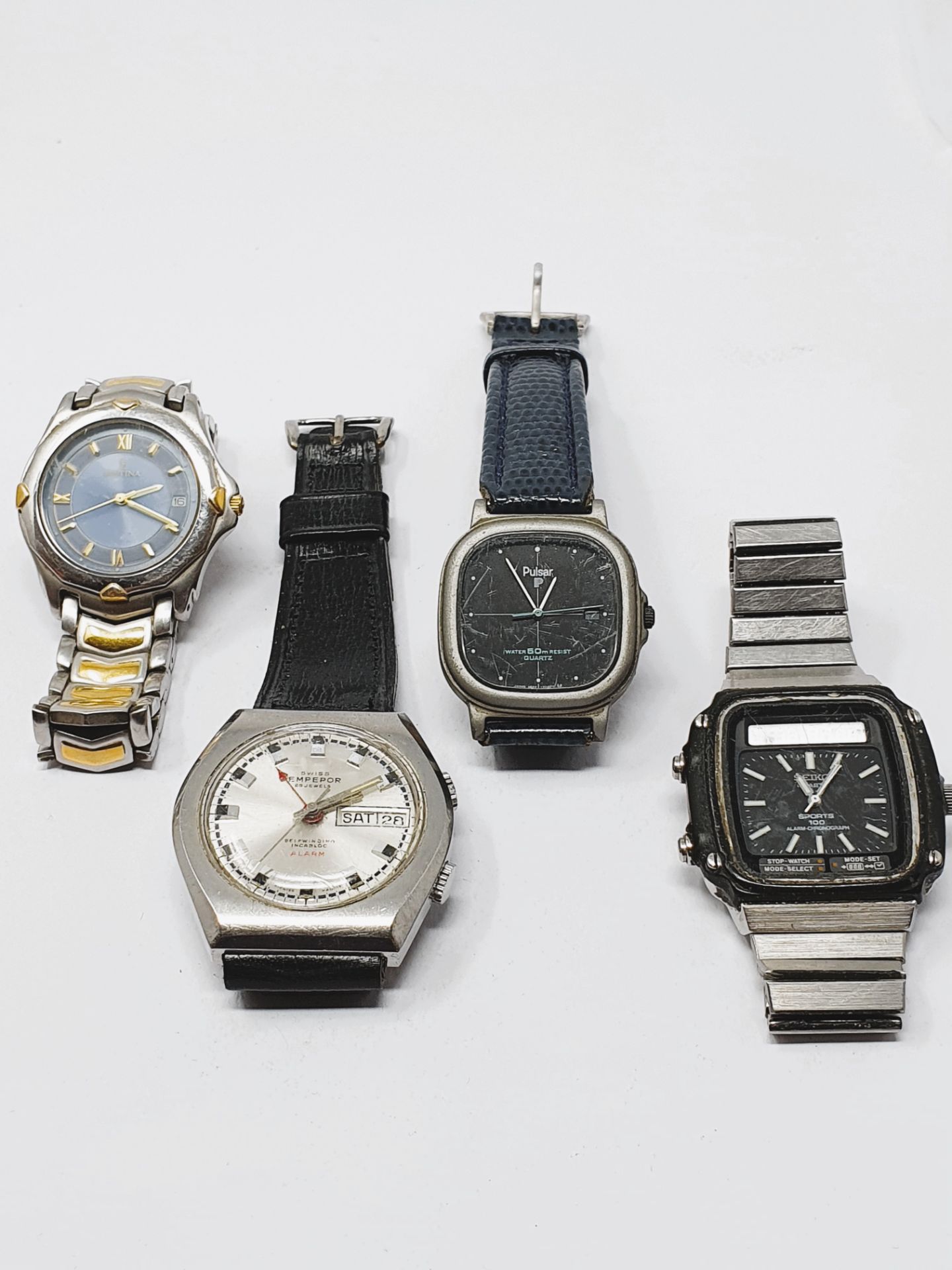 An assortment of 17 wristwatches including Seiko, Pulsar, Avia, Festina, Roamer, - Image 4 of 10