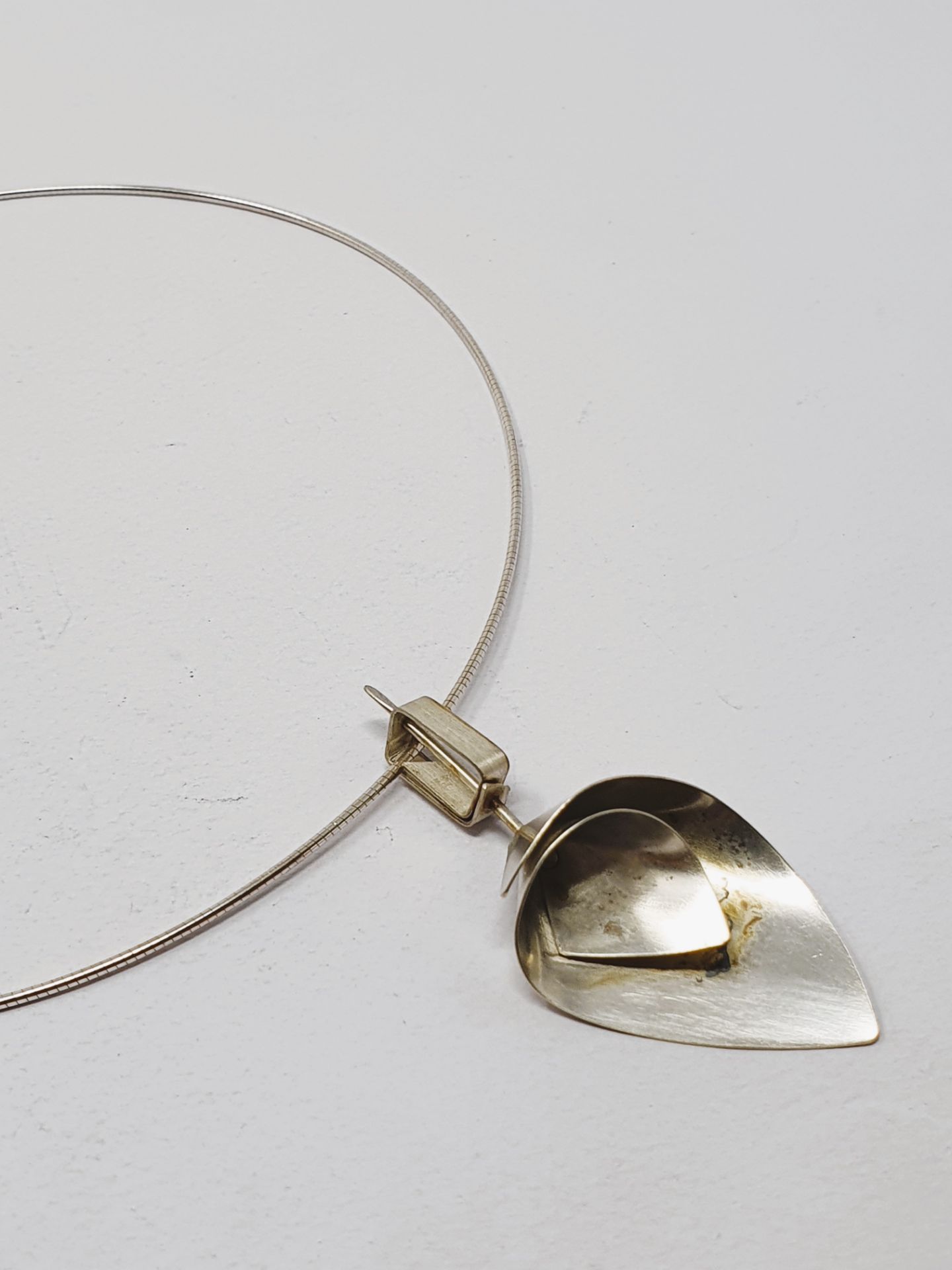 Sian Elizabeth Hughes, handmade sterling silver 'Flourish' design,