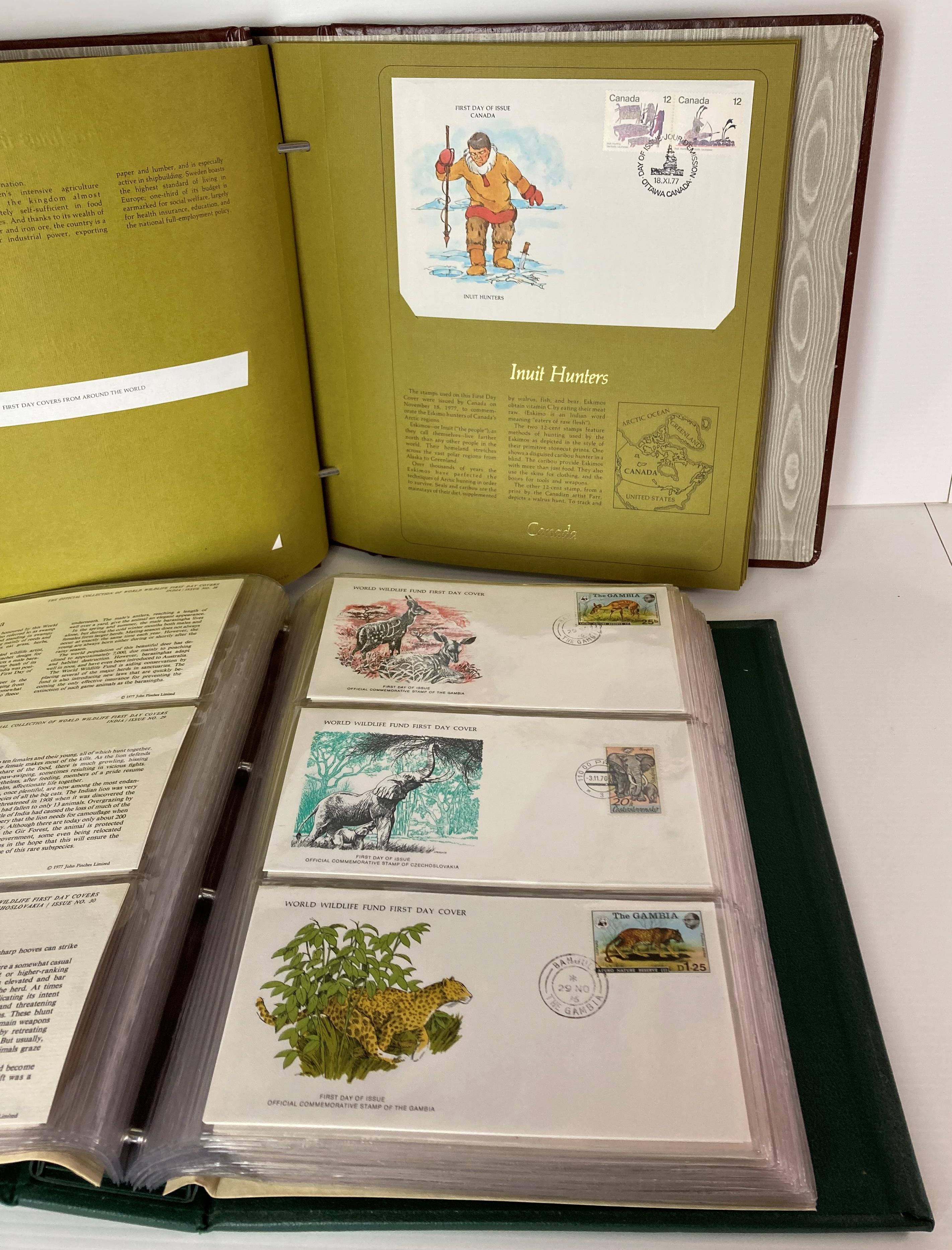 'The Official Collection of World Wildlife First Day Covers' (1976) with authenticity by Franklin - Bild 3 aus 5