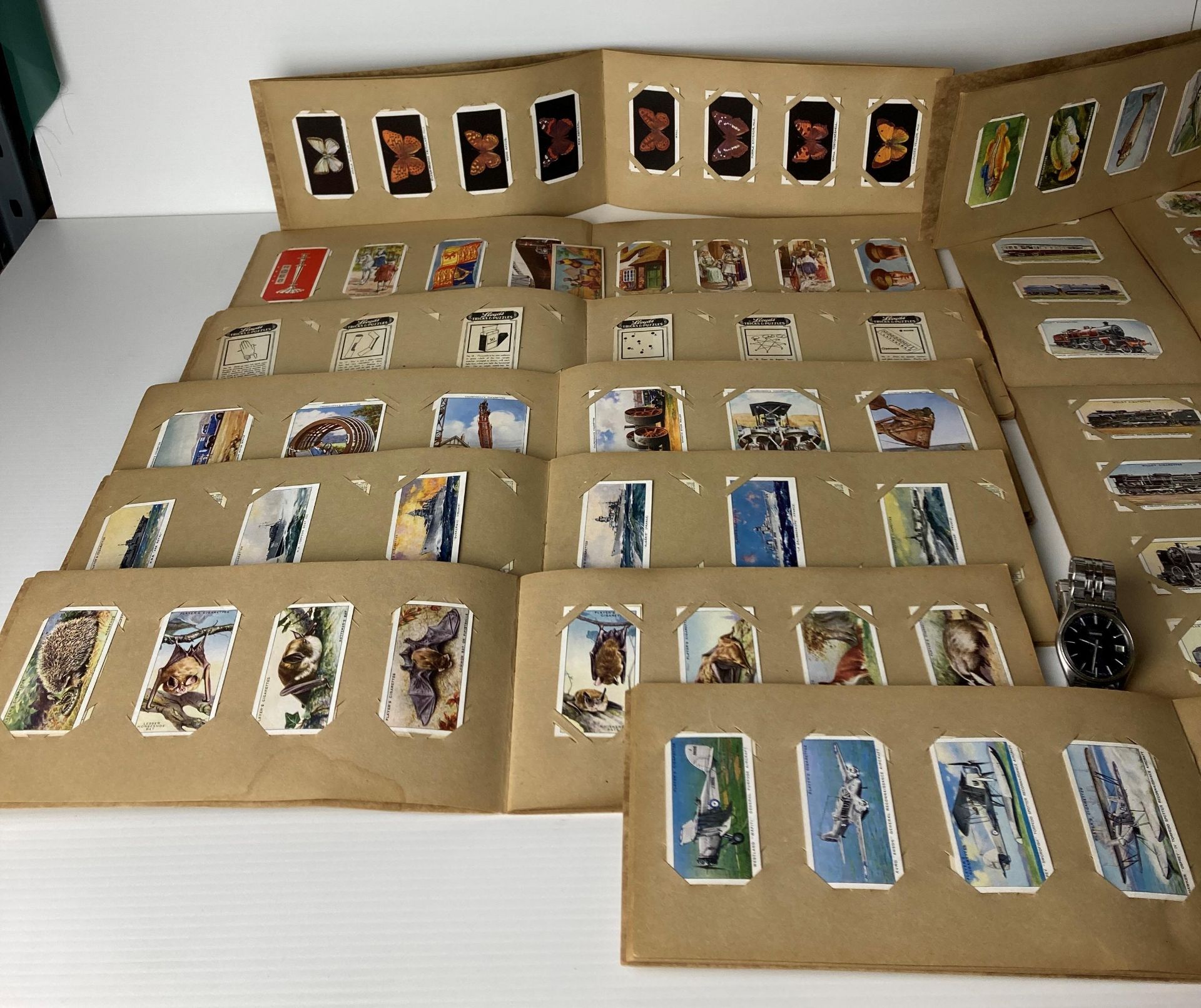 Thirteen Carreras 'Slip-In' cigarette card albums, - Image 2 of 4