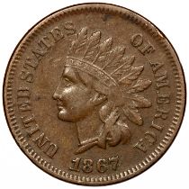 USA - Indian Head Cent, 1867,