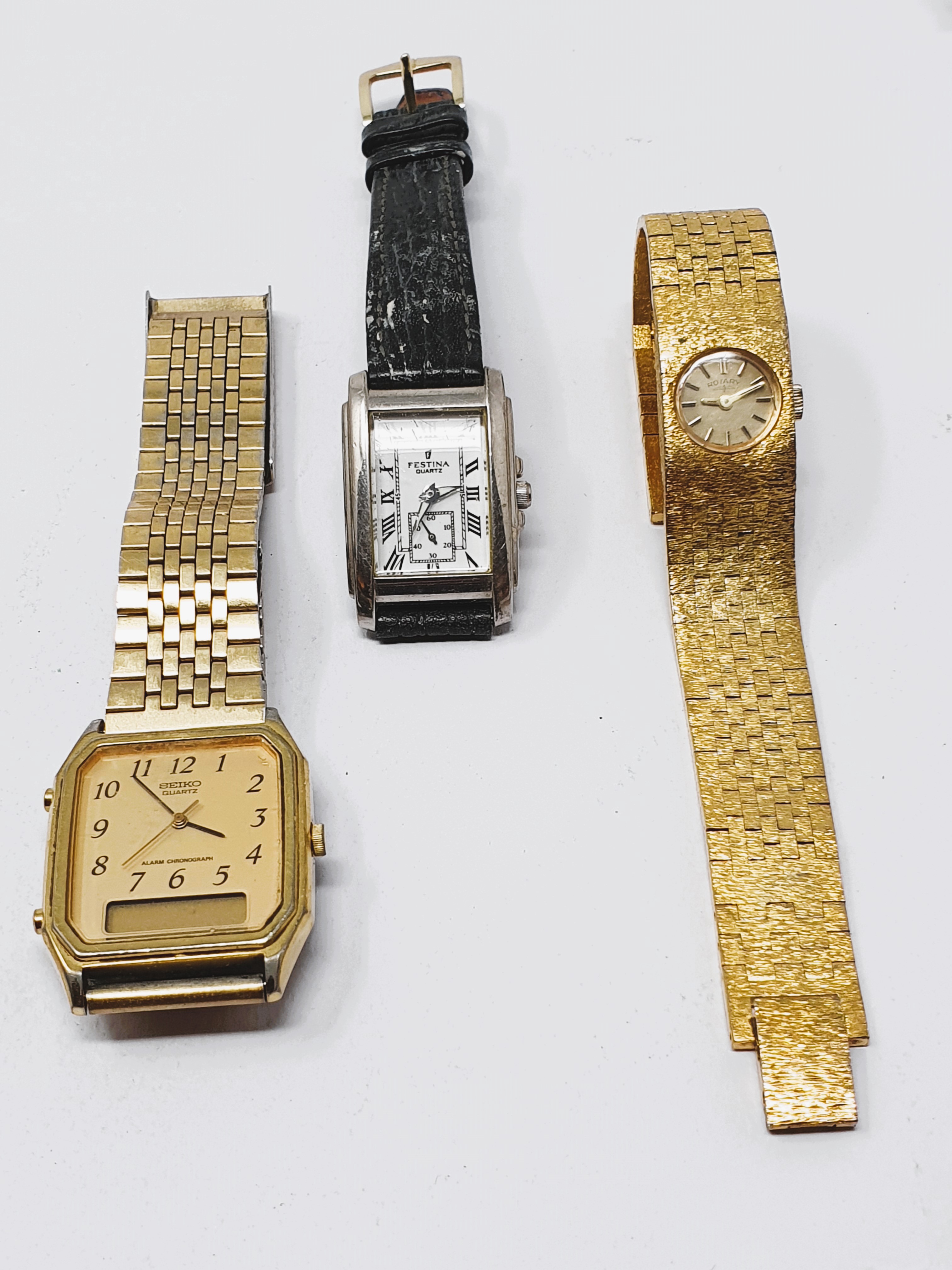 An assortment of 17 wristwatches including Seiko, Pulsar, Avia, Festina, Roamer, - Image 6 of 10