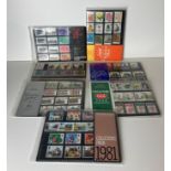 Seven Royal Mail & British Mint Stamp Collectors' Packs,