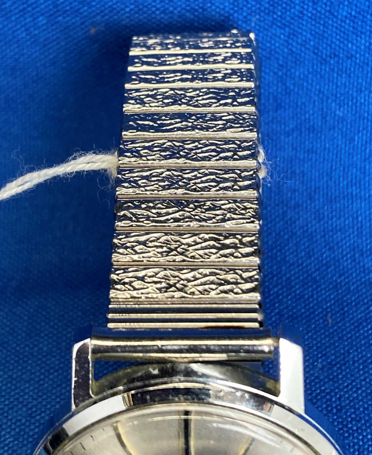 A vintage Corvette 17 Jewels Incabloc wrist-watch with chrome Fixo-Flex strap (saleroom location: - Image 3 of 5