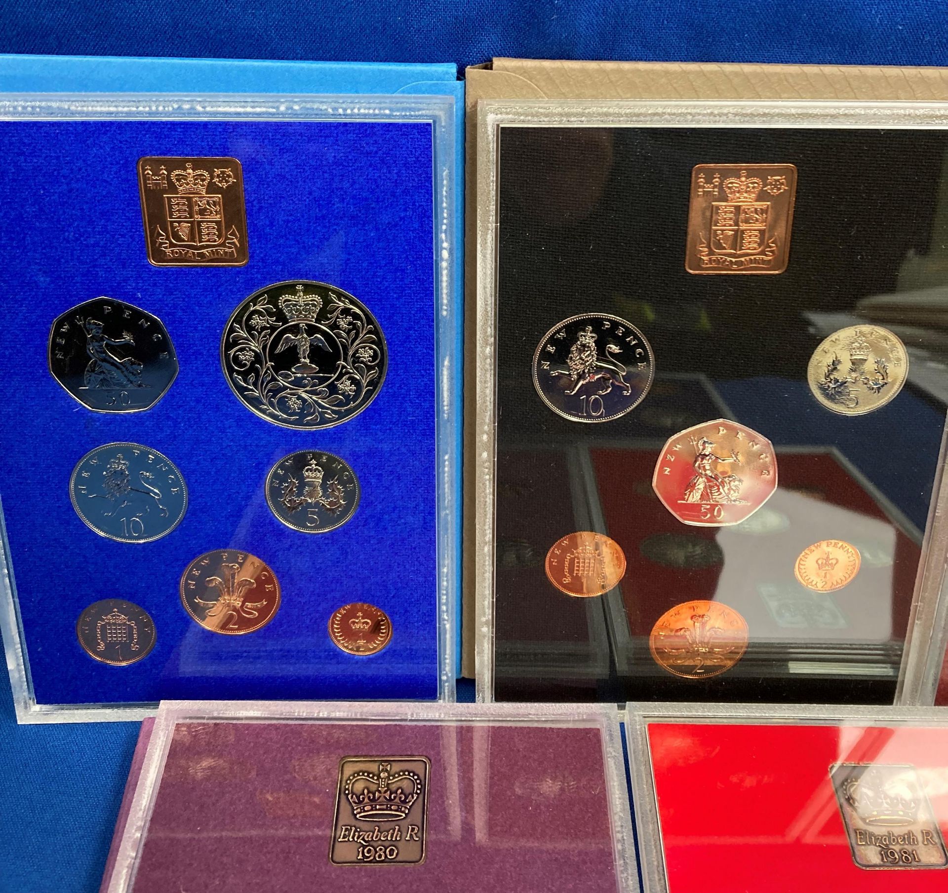 Six sets of Royal Mint 1977-1982 Coinage of Great Britain & Northern Ireland (saleroom location: S3 - Image 2 of 5