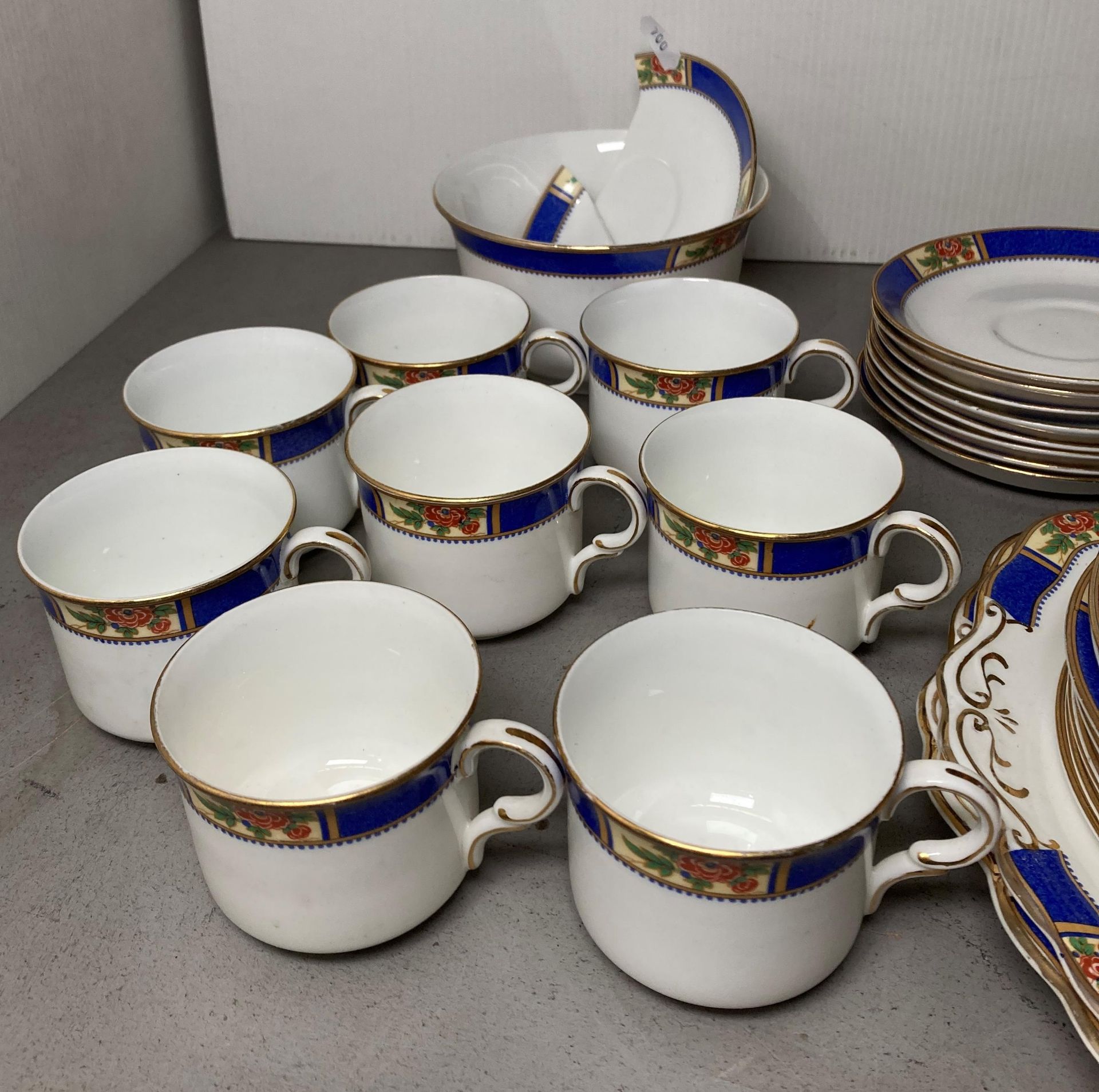 A twenty-six piece 'Allertons' Old English bone china part tea service, - Image 2 of 4