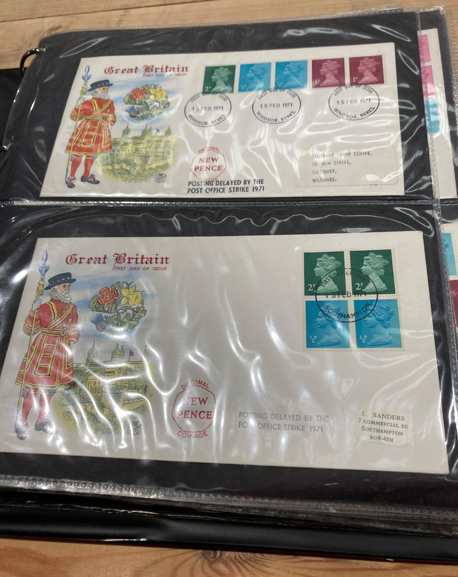 Four albums of Post Office and Royal Mail First Day Covers and one album - the Railway Collection - Image 2 of 17