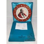 A Limited Edition Coalport collectors plate 'To Commemorate the Visit to Britain of His Holiness