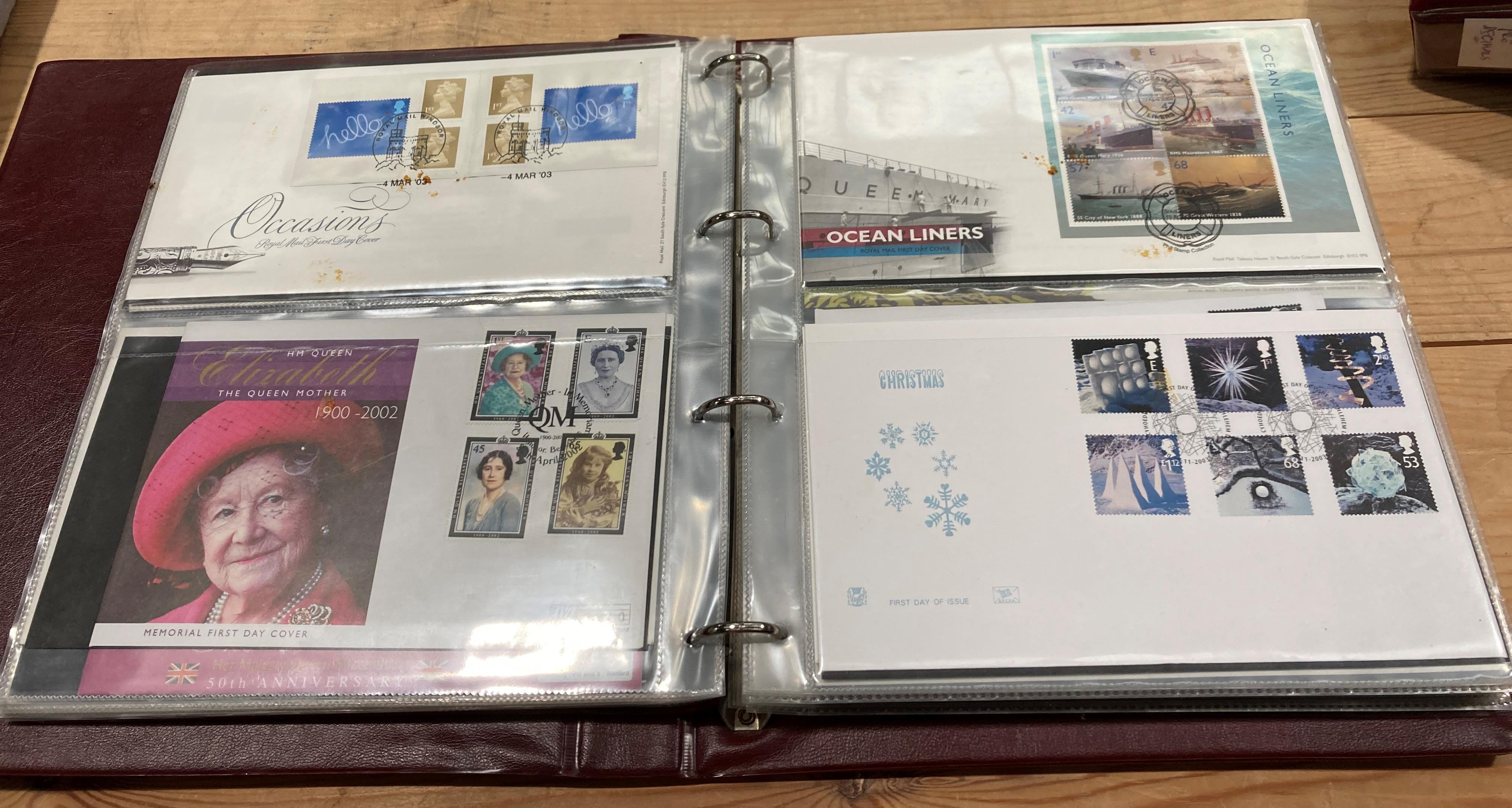 Four albums of Post Office and Royal Mail First Day Covers and one album - the Railway Collection - Image 9 of 17