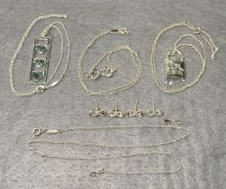 Six assorted Sterling Silver (.