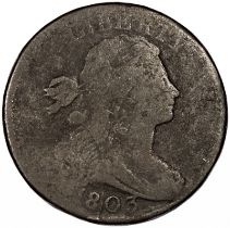USA - Draped Bust large cent, 1803,