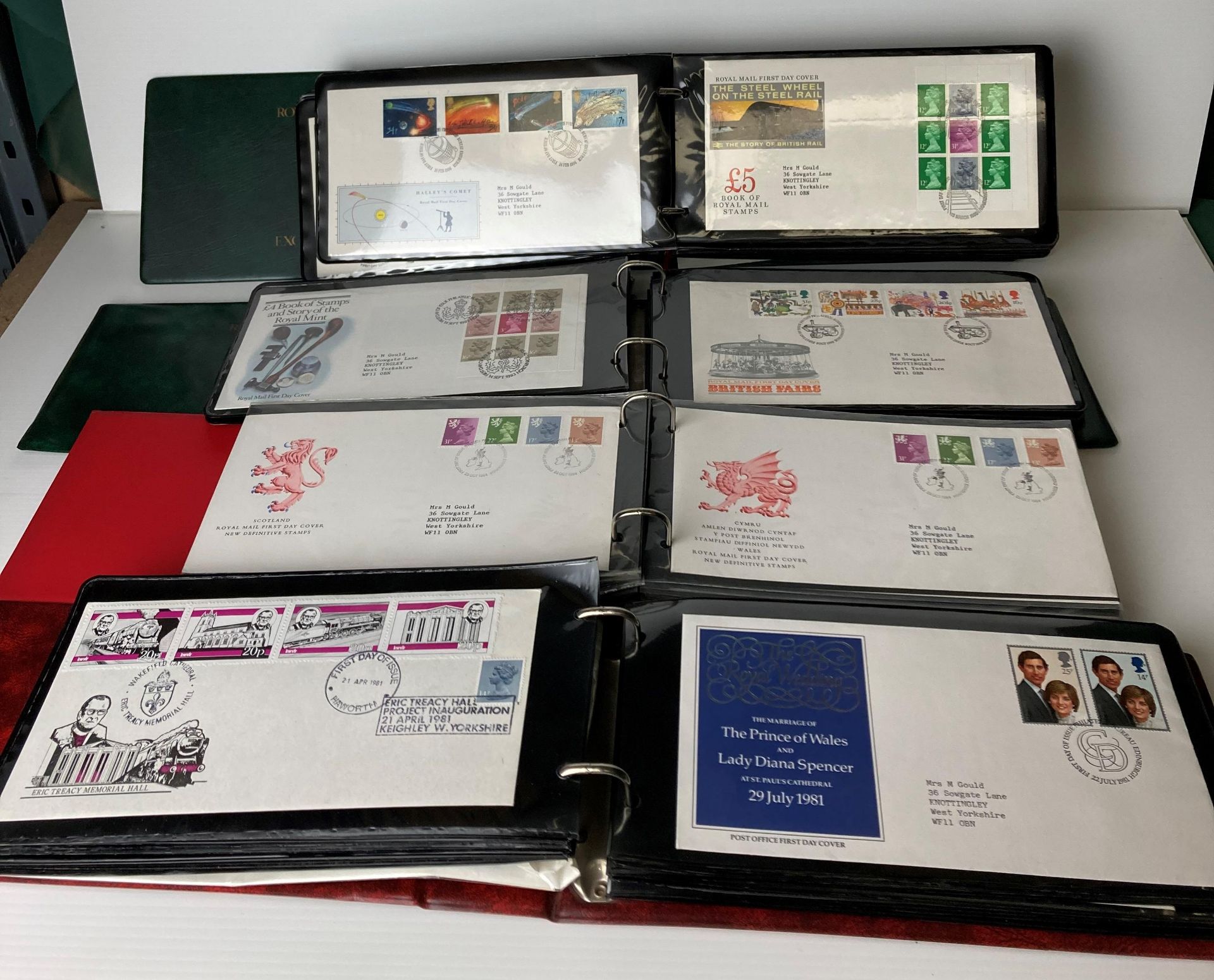 Four First Day Cover stamp albums and approximately 170 First Day Covers including Regional, - Image 2 of 4