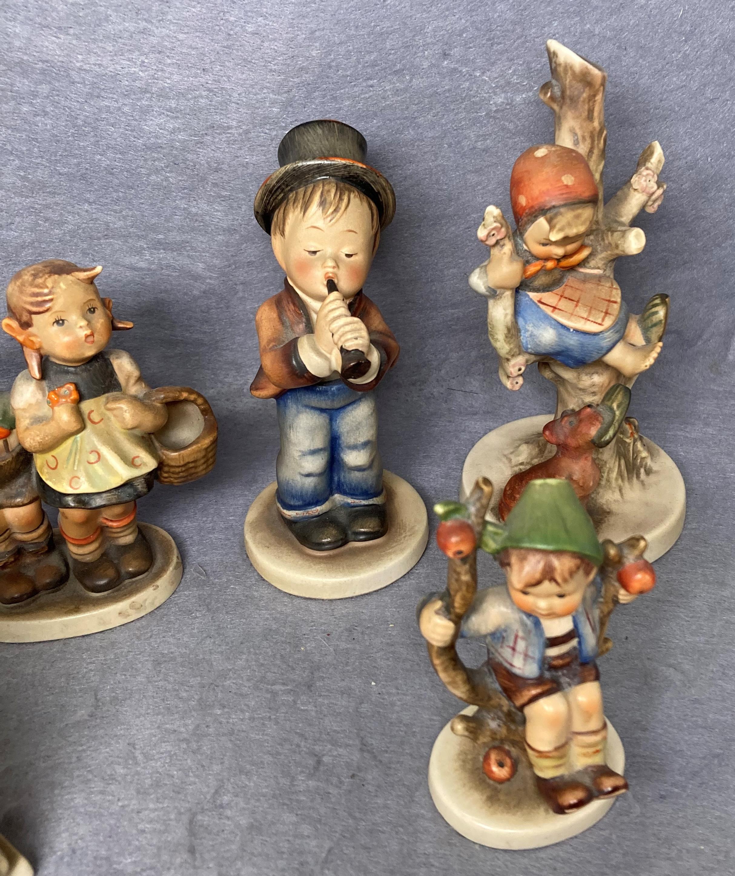 Six 20th Century Hummel ceramic figurines (one has been repaired) (saleroom location: S3 QC17 GC) - Image 3 of 5