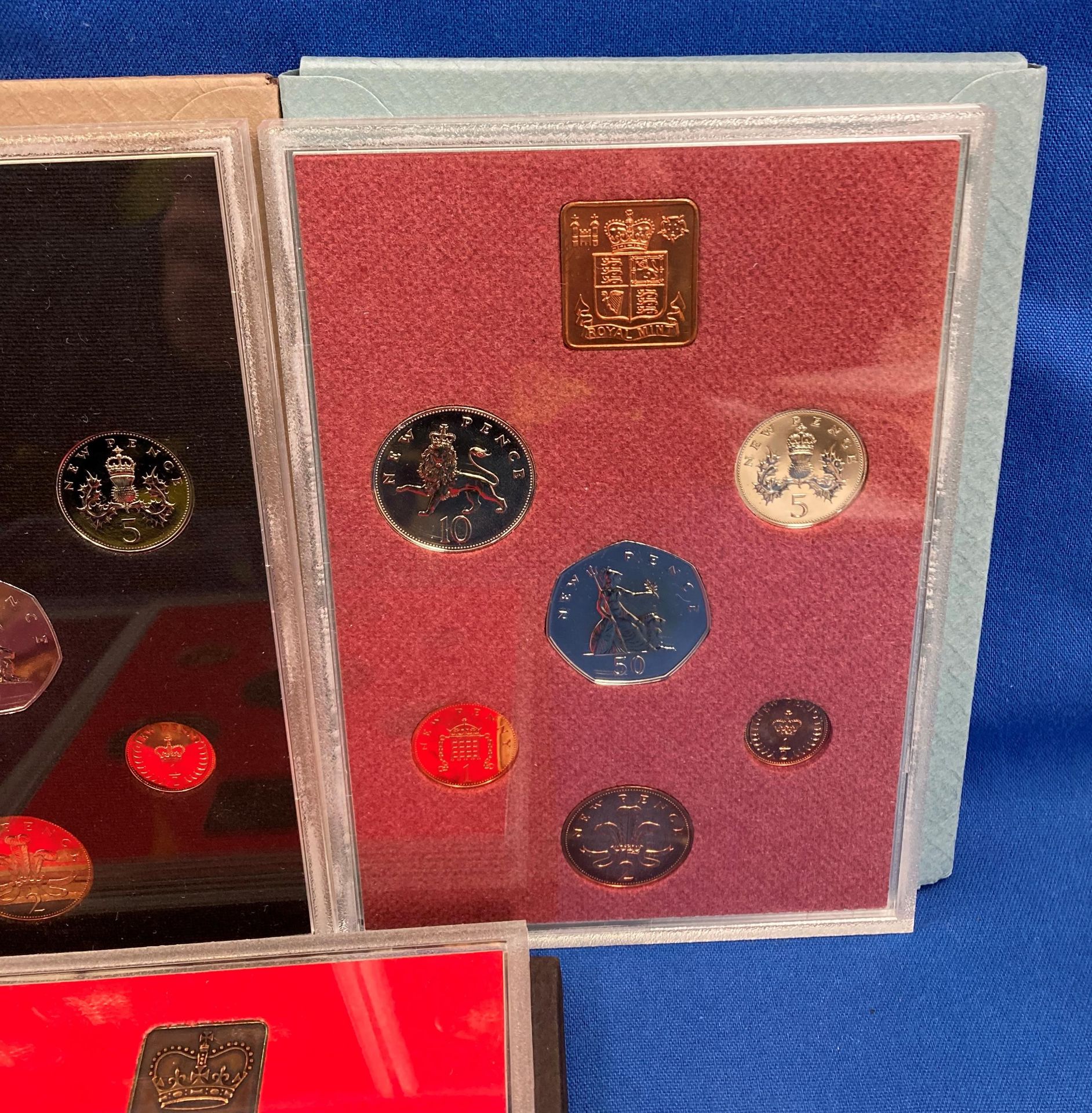 Six sets of Royal Mint 1977-1982 Coinage of Great Britain & Northern Ireland (saleroom location: S3 - Image 3 of 5