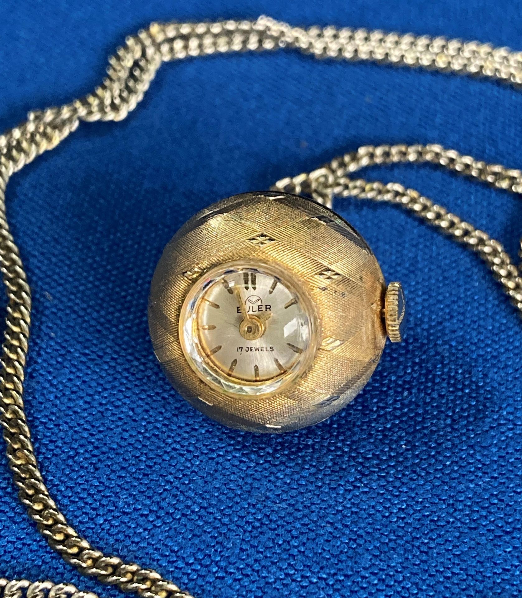 A vintage BULER pendant watch in original case (saleroom location: S3 GC3) - Image 2 of 4