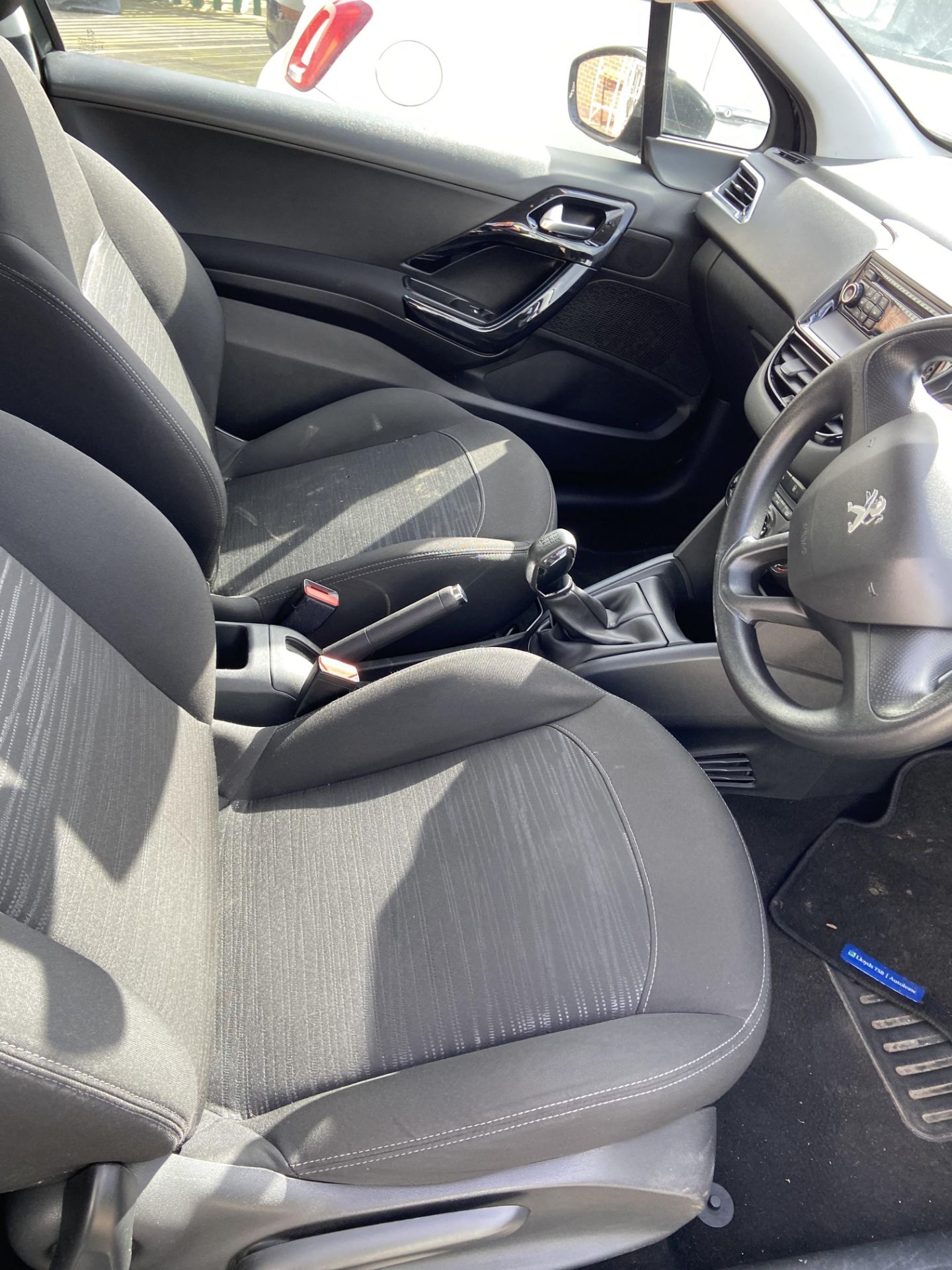 PEUGEOT 208 ACCESS PLUS 1.2 three door hatchback - petrol - black with black cloth interior. - Image 4 of 10