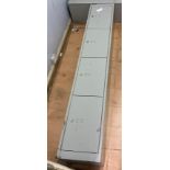 Contents to room - two Bisley four door lockers and four step-ladders (collection address: Unit 6A,