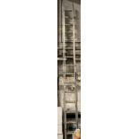 Thirty rung aluminium double extension ladder (collection address: Unit 6A, Church Street,