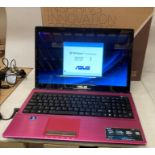 Asus Notebook complete with power lead (appears new and boxed) (K10) Further Information