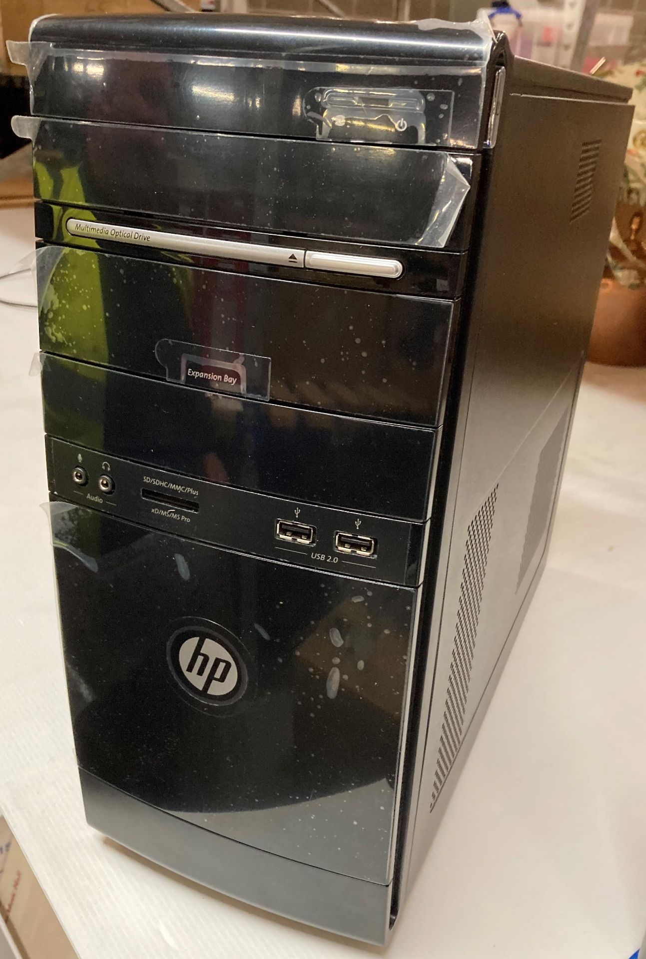 HP desktop computer complete with power lead (saleroom location: L11 FLOOR) Further