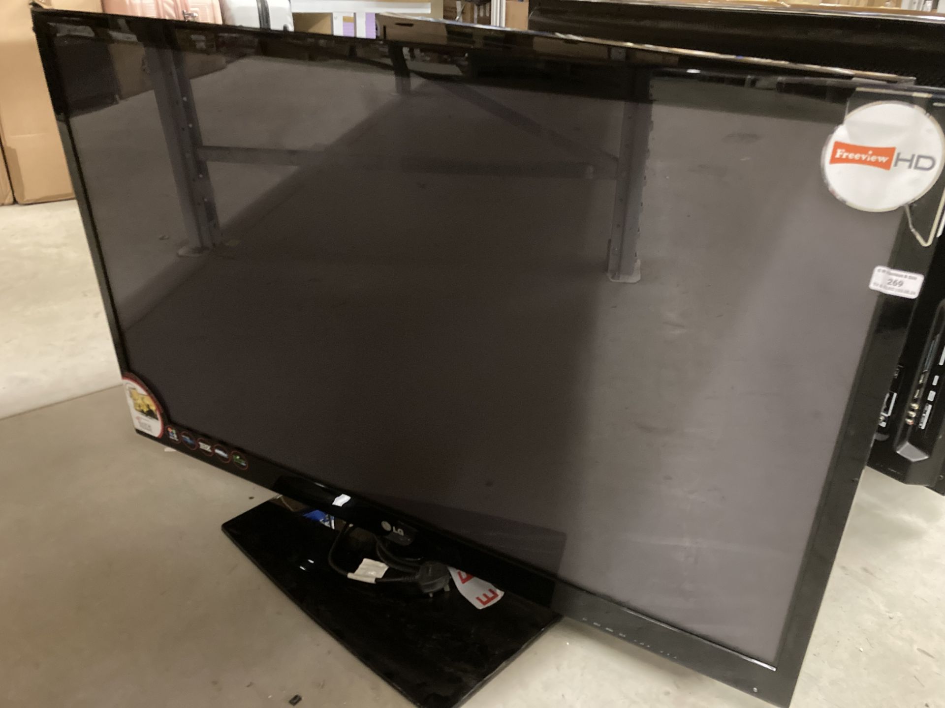 LG 50" HD TV model 50PK590 complete with power lead and remote (E08 FLOOR) Further - Image 2 of 2