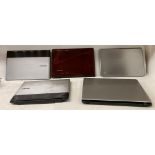 5 x assorted laptops (sold as seen) by Advent, Thosiba,