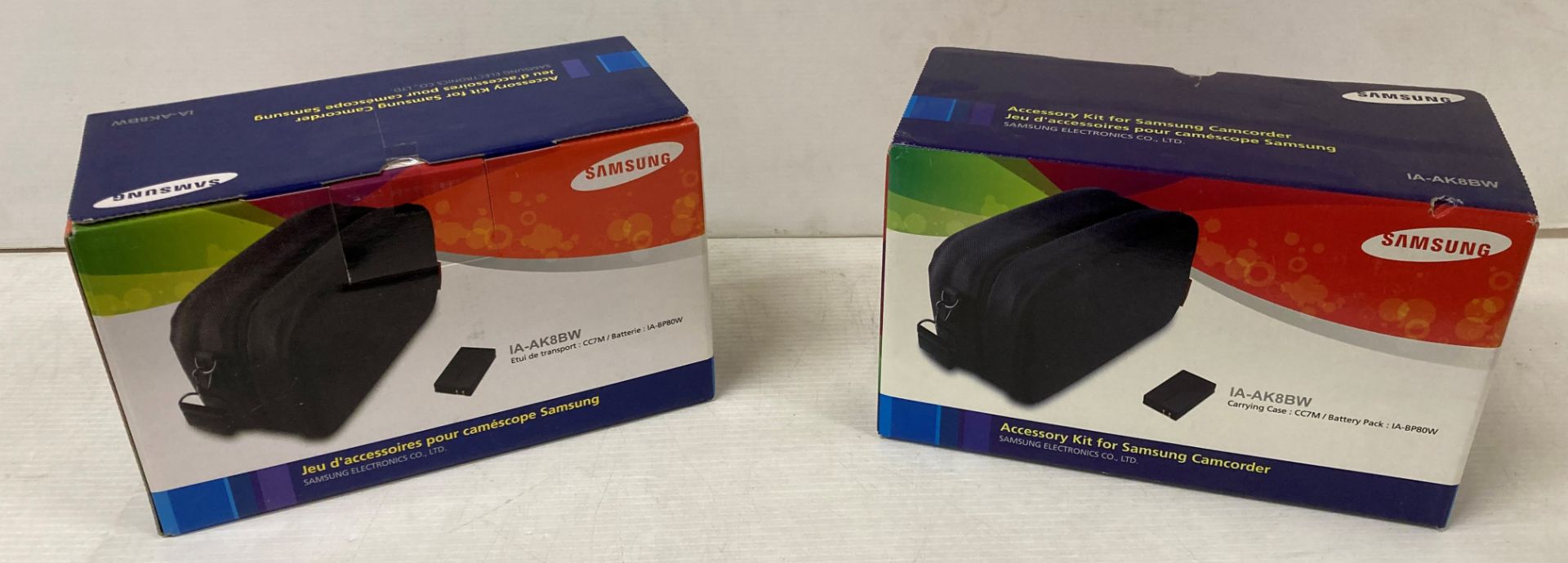 15 x Samsung accessory kits for Samsung camcorders (saleroom location: J12 FLOOR) Further