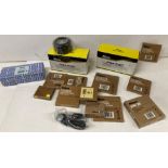 16 x assorted Nikon camera accessories, battery chargers, adaptor rings,