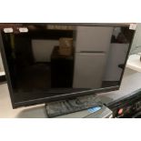 Toshiba 24" TV with built-in DVD player model 24D1533DB complete with power lead (no remote) (PO)