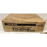 Onkyo ED-901B Dolby surround sound AC-3 decoder in black (saleroom location: J13) Further