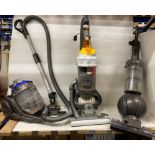 3 x Dyson upright and cylinder vacuums (saleroom location: J12 FLOOR) Further Information