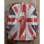 3 x Union Jack suitcases and a Globe Trekker 30" rolling travel duffel (saleroom location: F08