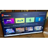 JVC 55" LED Smart 4K TV model LT55C888 complete with power lead and remote (saleroom location: PO)