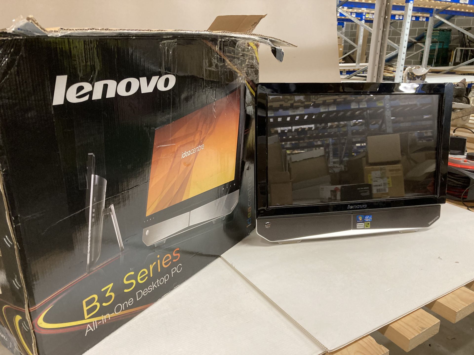 Lenovo B3 Series all-in-one computer monitor complete with power lead (saleroom location: L12