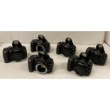 6 x Nikon D3000 camera bodies (sold as seen - flashes don't close) (saleroom location: J11)