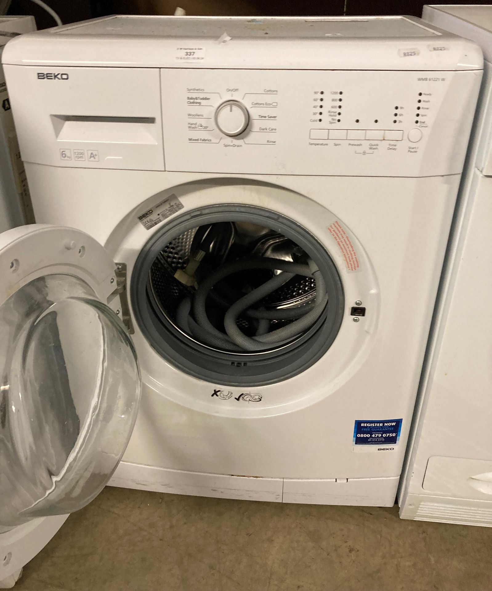 Beko WMB61221W 6kg washing machine (PO) - Image 2 of 2