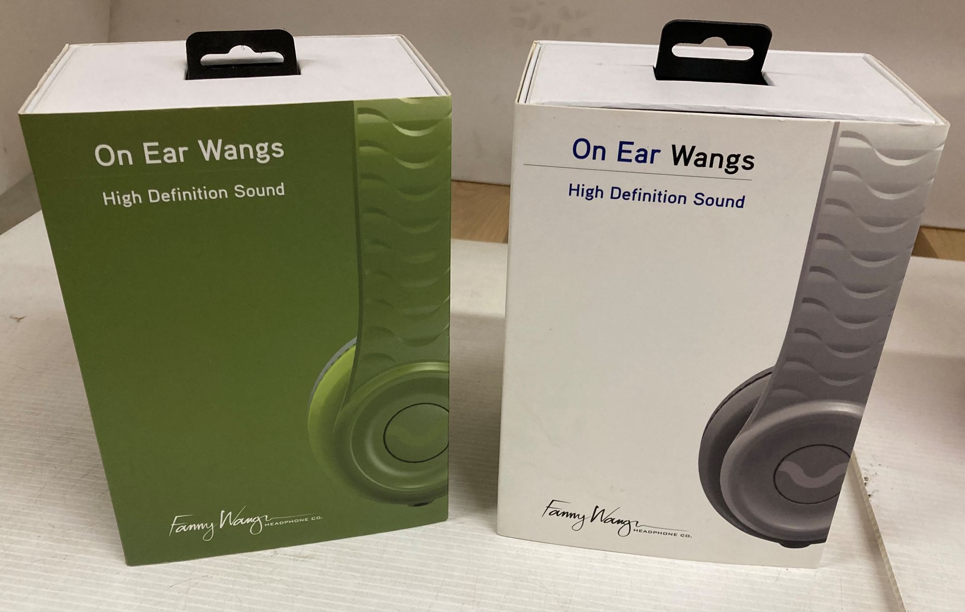 2 x pairs of Fanny Wangz high definition on ear Wangz (headphones) (saleroom location: L11)