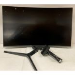 Samsung WQHD 32 inch curved screen monitor (no power lead) (saleroom location: K12)