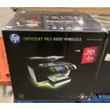 HP OfficeJet 8500 wireless all-in-one printer scanner fax copier (saleroom location: J13FLOOR)