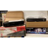 4 x items - a Toshiba 3 in 1 HDD/DVD/VCR recorder, Denon DN-C110 CD player,