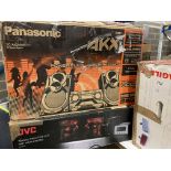 2 x items - Panasonic SC-AKX400 CD stereo system and a JVC wireless micro DAB Hi-Fi with valve