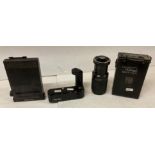 Contents to crate - Nikon MD-12 Batteries, Quantum turbo batteries, camera lenses,