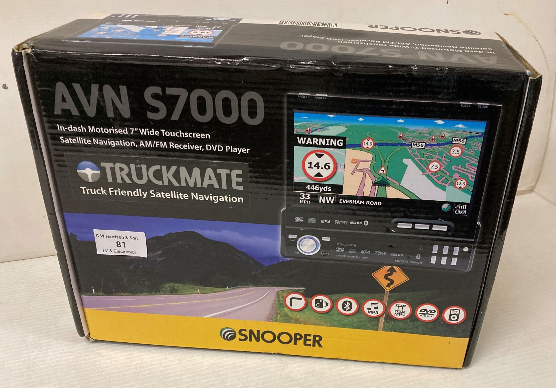 Snooper AVN S7000 satellite navigation,